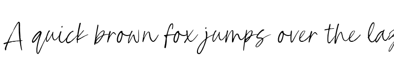 Preview of Charlotte Signature Regular font