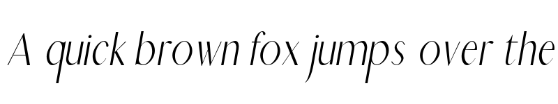 Preview of Charlton Light Italic font