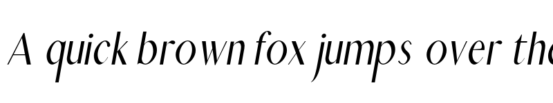 Preview of Charlton Medium Italic font