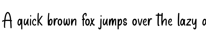 Preview of Charming Childish Regular font