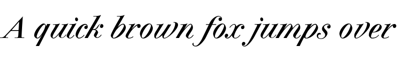 Preview of Charpentier Classicistique Reduced Italic font