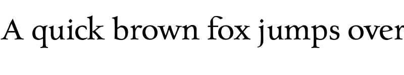 Preview of Charpentier Renaissance Pro Regular font