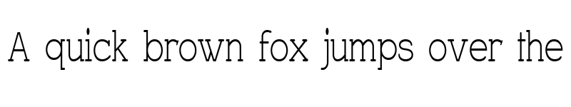 Preview of Charrington Narrow Regular font