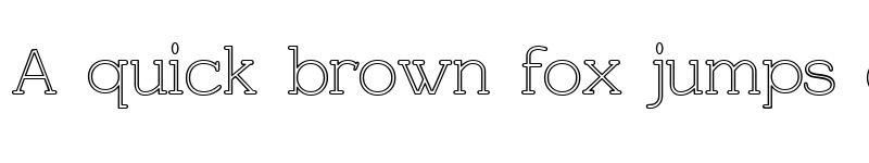 Preview of Charrington Outer Regular font