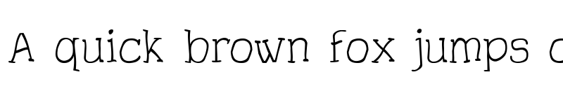 Preview of Charrington Roughened Regular font