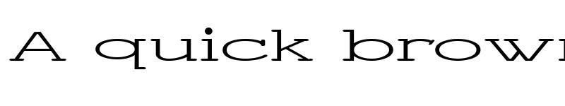 Preview of Charrington Superwide Regular font