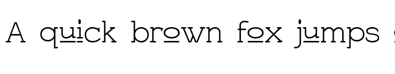 Preview of Charrington Upper Regular font