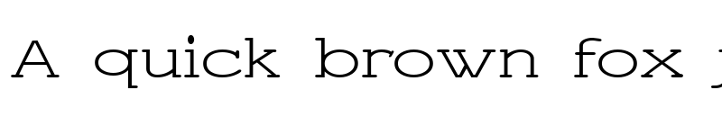 Preview of Charrington Wide Regular font