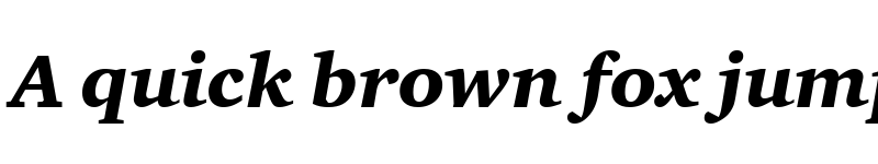 Preview of CharterITCW04-BlackItalic Regular font