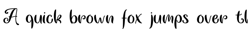 Preview of Chasing Snowflakes Regular font