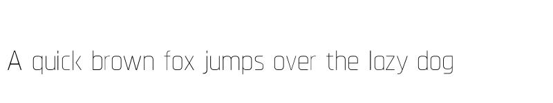 Preview of Chathura Thin font