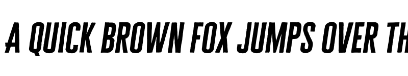 Preview of Cheddar Gothic Sans Italic font