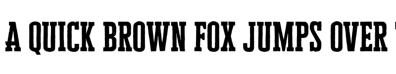 Preview of Cheddar Gothic Slab Regular font