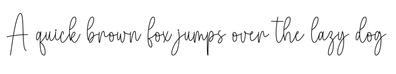 Preview of Cheescake Monoline Regular font