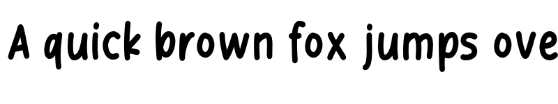 Preview of Cheese Burger Regular font