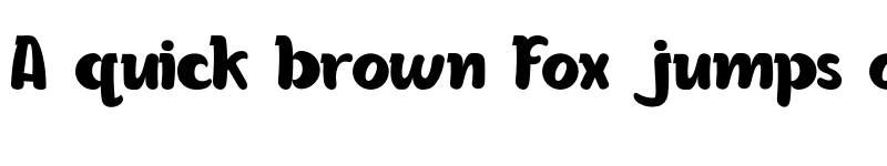 Preview of Cheeseburger Regular font