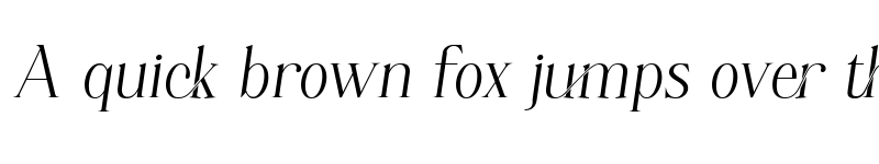 Preview of Chelvin Serif Italic font