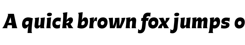 Preview of Chercan ExtraBold Italic font