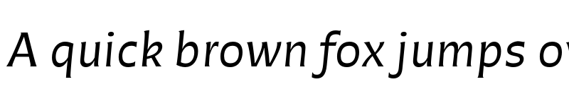 Preview of Chercan Italic font