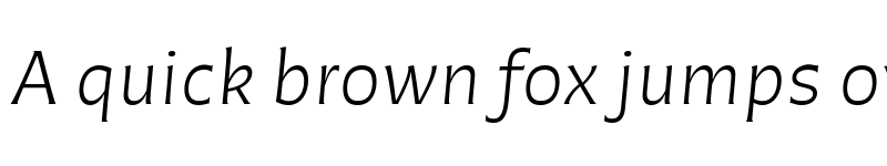 Preview of Chercan Light Italic font