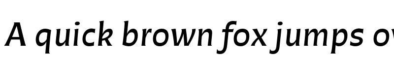 Preview of Chercan Medium Italic font