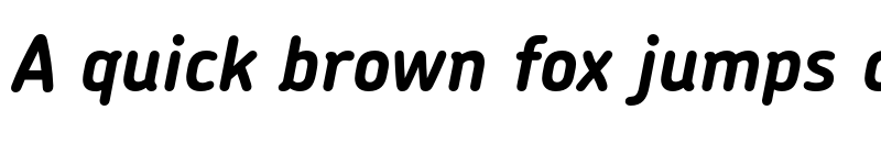 Preview of Chevin Pro Bold Italic font