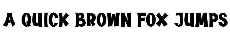 Preview of Chewies Regular font