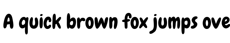 Preview of Chewy Regular font