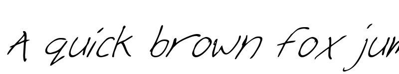 Preview of Cheyenne Hand Italic Italic font