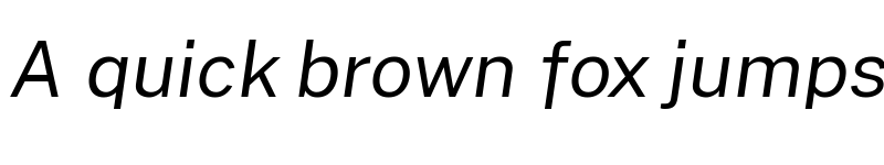 Preview of Cheyenne Sans Italic font