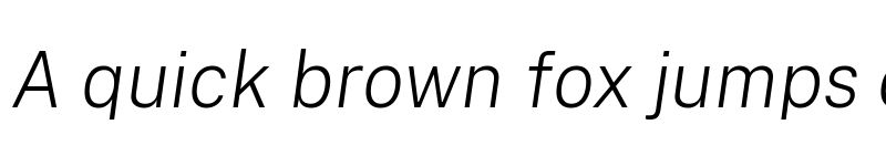 Preview of Cheyenne Sans Novus ExtraLight Italic font