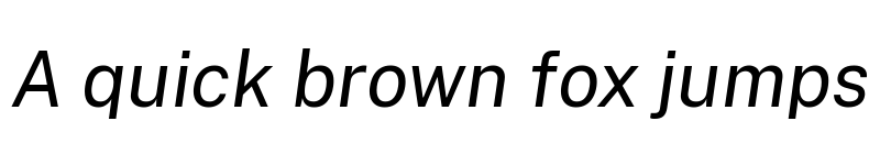 Preview of Cheyenne Sans Novus Italic font