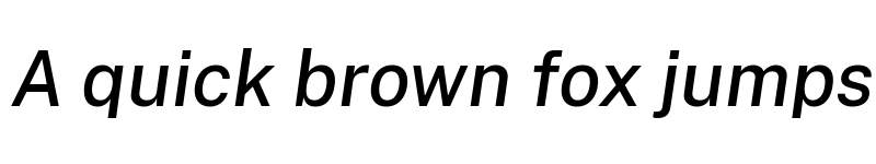 Preview of Cheyenne Sans Novus Medium Italic font