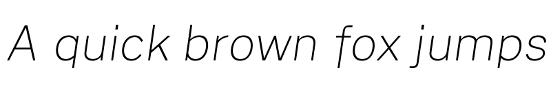 Preview of Cheyenne Sans Thin Italic font