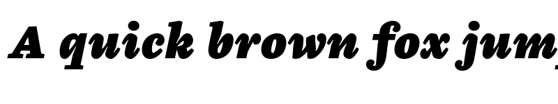 Preview of Chiavettieri Black Italic font