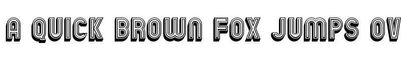 Preview of Chicago Bright Neon 3D Regular font