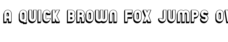 Preview of Chicago Flat 3D Regular font