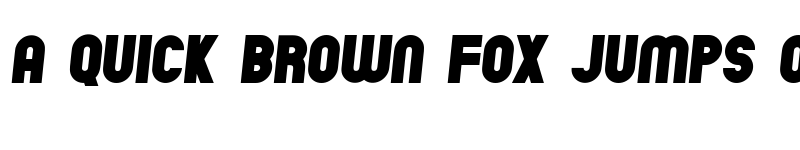 Preview of Chicago Flat Italic font