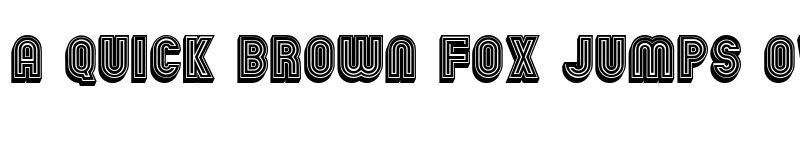 Preview of Chicago Neon 3D Regular font