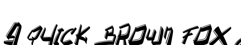 Preview of Chicago Rockers Italic font