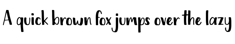 Preview of Chickadee Regular font