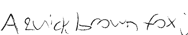 Preview of Chicken Scratch (ZoidXsa) Regular font