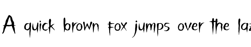 Preview of Chilling Trickster Regular font