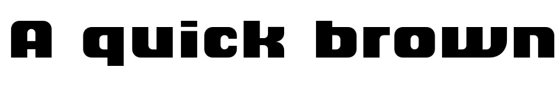 Preview of Chiq Reduced Black font