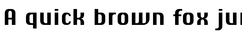 Preview of Chiq Reduced Bold font