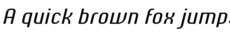 Preview of Chiq Reduced Italic font