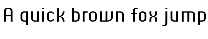 Preview of Chiq Reduced Regular font