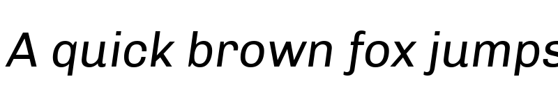 Preview of Chivo Italic font