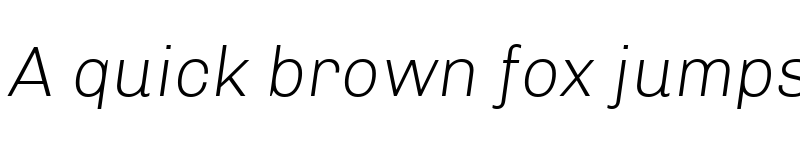 Preview of Chivo Light Italic font