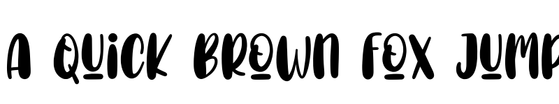 Preview of Choco Letter Regular font